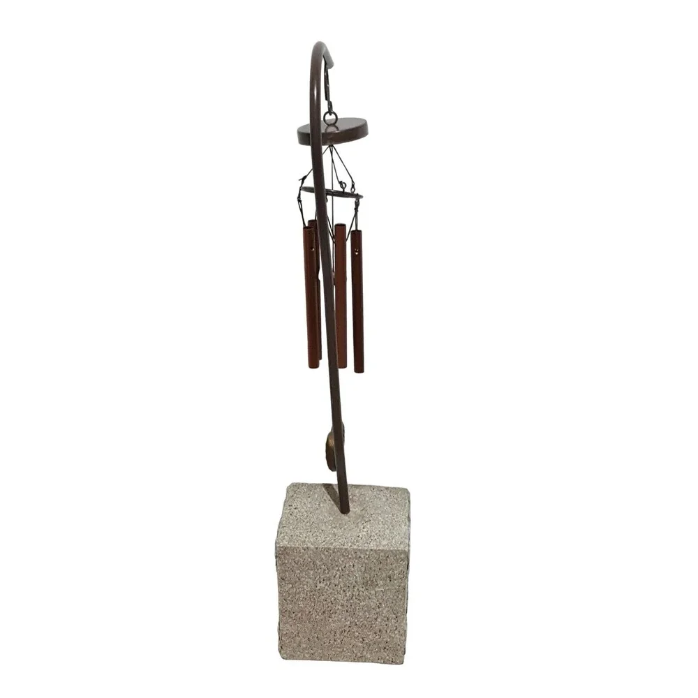 Pet Memorial Wind Chimes Gray Dog Cat Loss Sympathy Remembrance Gift Outdoor